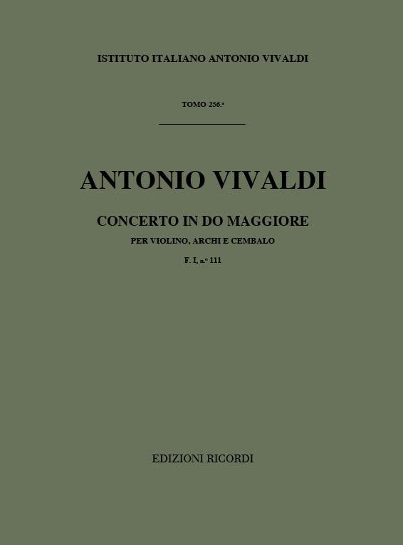 Concerti Per Vl., Archi E B.C.: In Do Rv 183